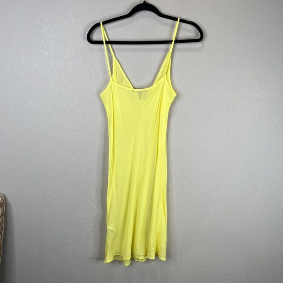 Maje Women's Adjustable‎ Cami Strap Summer Maxi Dress Sleeveless Yellow Size 38 - Picture 2 of 9